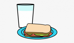 Cool Glass Of Milk Clipart Glass Of Milk And Sandwich ...