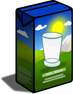 Clipart - Soy Milk Carton
