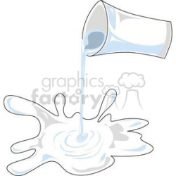 spilled milk clipart. Royalty-free clipart # 140760