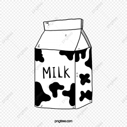 Milk Box, Box, English Alphabet, Black And White PNG ...