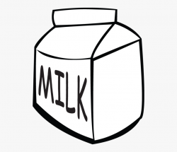 Child's Milk Box - Coloring Pages Of Milk #940915 - Free ...