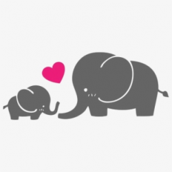 Mom And Baby Elephant Clipart #2645996 - Free Cliparts on ...