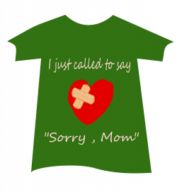 Clipart - Tshirt-Sorry-Mom