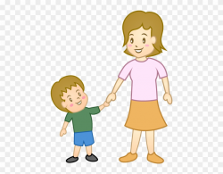 Child And Mother Clipart - Child - Png Download (#1157027 ...