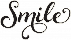 Smile Word Clipart