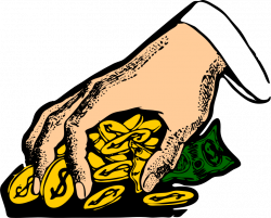 Clipart - money grabber