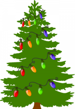 28+ Collection of Christmas Tree Lights Clipart | High quality, free ...