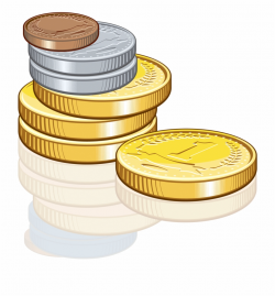 Png Free Clipart For Money - Money Coins Clipart - raining ...