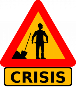 Clipart - Warning crisis
