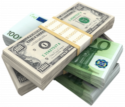 Money Icon - Bundles Of Dollars and Euro PNG Clipart Picture 3748 ...