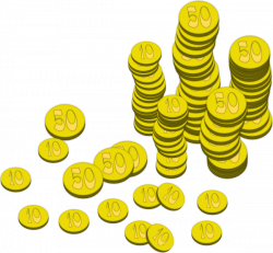 Coins Money Clip Art at Clker.com - vector clip art online, royalty ...