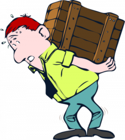 Clipart man carrying