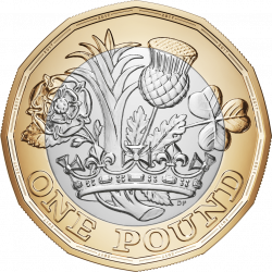 Brand New 12-Sided Pound Coin transparent PNG - StickPNG