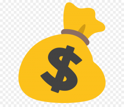 Money Bag Emoji clipart - Emoji, Money, Yellow, transparent ...