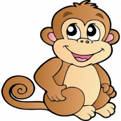 free monkey clip art images | Cute Baby Monkeys | dey all axed for ...
