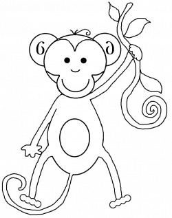 PNG Monkey Black And White Transparent Monkey Black And White.PNG ...