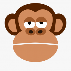 Big Clipart Monkey - Chimp Clipart , Transparent Cartoon ...