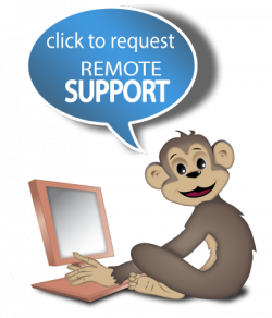 Monkey at computer clipart images gallery for free download ...