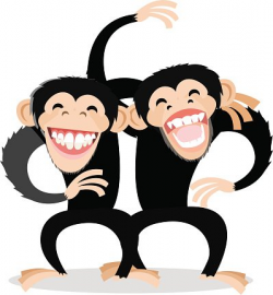 Monkey Couple Having Fun premium clipart - ClipartLogo.com