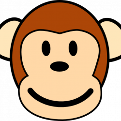 Monkey Face Drawing clipart hatenylo.com