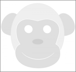 Dan Monkey Grey Clip Art at Clker.com - vector clip art online ...