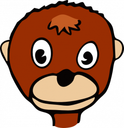 Monkey face clipart 5 - WikiClipArt