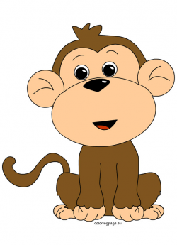 Monkey Cartoon Clipart 20 - 595 X 822 - Making-The-Web.com