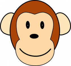 Happy Face Monkey Clip Art at Clker.com - vector clip art online ...