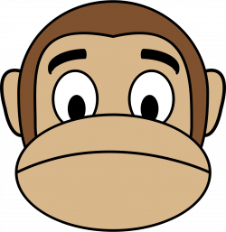 Clipart - Monkey Emoji - Sad