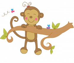 Swinging Monkey Clipart Free collection | Download and share ...