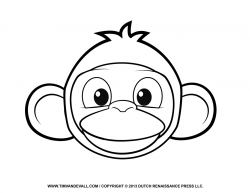Cute Monkey Drawing | Free download best Cute Monkey Drawing ...