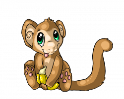 Chibi Monkey:. by salty96 on DeviantArt