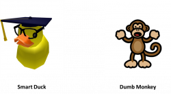 THE SMART DUCK AND THE DUMB MONKEY | The Leader, The Teacher & You