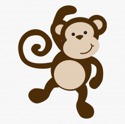 Monkeys Clipart Template - Baby Monkey Png, Cliparts ...