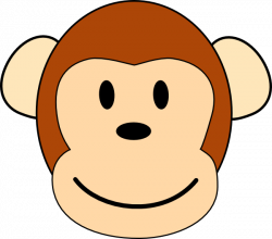 Dan Brown Monkey Large Clip Art at Clker.com - vector clip art ...