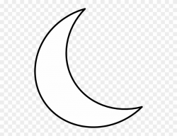 White Crescent Moon Clipart - Png Download (#820235 ...