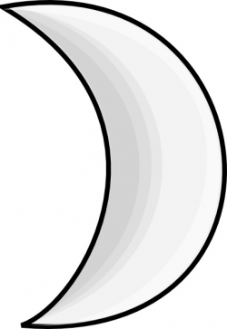 Moon Crescent clip art Free vector in Open office drawing ...
