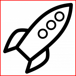 Shocking Rocket Clipart Black And White Cpblorce Png Painted Pict Of ...