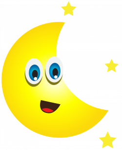 Cartoon Moon with Stars PNG Clip Art Image | Gallery Yopriceville ...