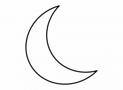 Crescent Shape Clip Art At Clker - White Crescent Moon Png ...
