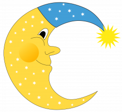 Transparent Cute Moon PNG Clipart | Gallery Yopriceville - High ...