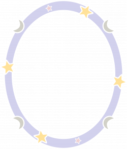 Clipart - Starry night frame