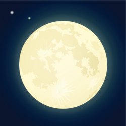 79+ Full Moon Clipart | ClipartLook