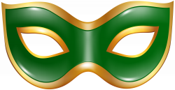 Carnival Mask Green Transparent PNG Clip Art Image | Gallery ...