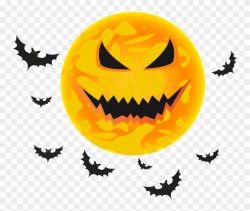 Pin Halloween Moon Clipart - Clip Art Transparent Halloween ...