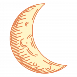 Clipart - Crescent moon
