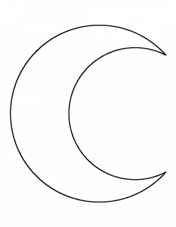 28+ Collection of Crescent Moon Clipart Black And White | High ...
