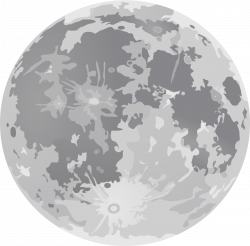 Clipart - full moon dan gerhards 01