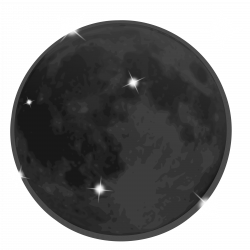 Clipart - weather icon - new moon