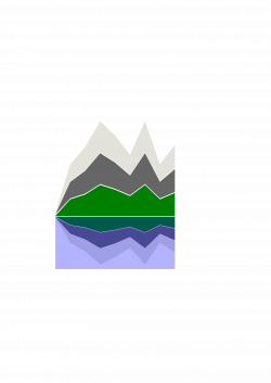 Clipart - Mountain Landscape